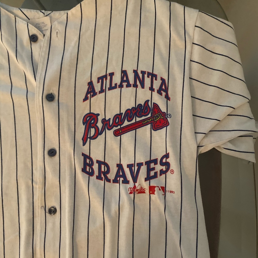 1993 Vintage Atlanta Braves Baseball Jersey